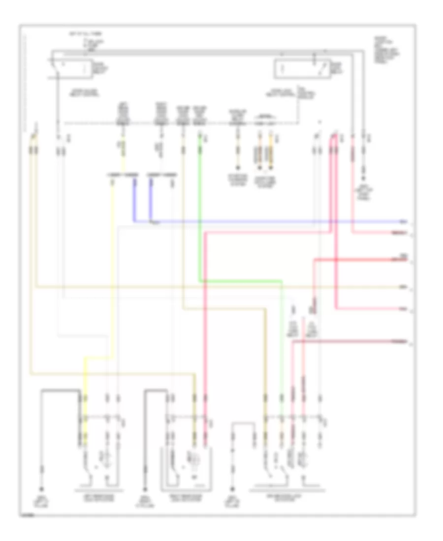 Forced Entry Wiring Diagram 1 of 2 for Hyundai Elantra GLS 2013