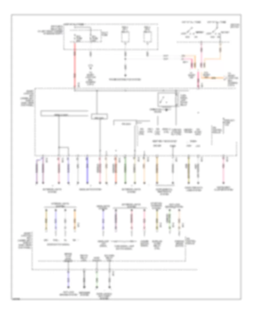 IPS Control Module Wiring Diagram (1 of 2) for Hyundai Elantra GLS 2013