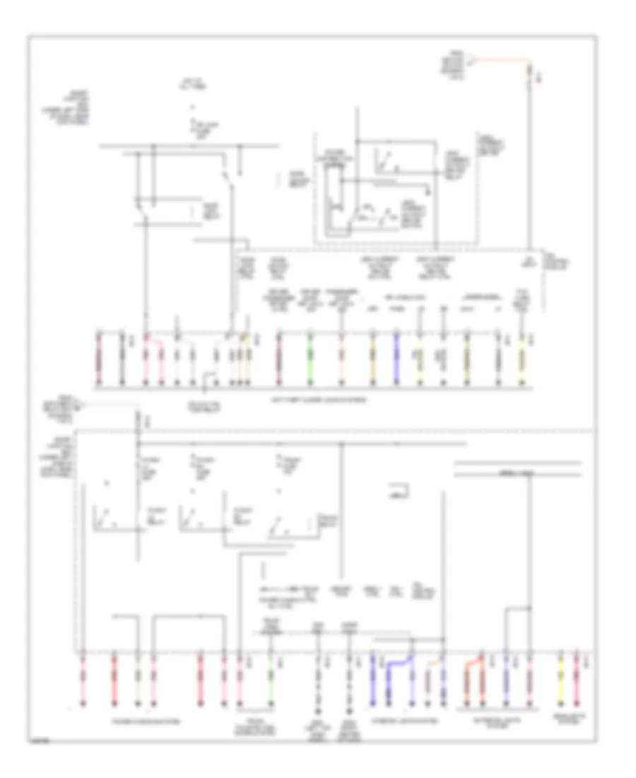 IPS Control Module Wiring Diagram 2 of 2 for Hyundai Elantra GLS 2013
