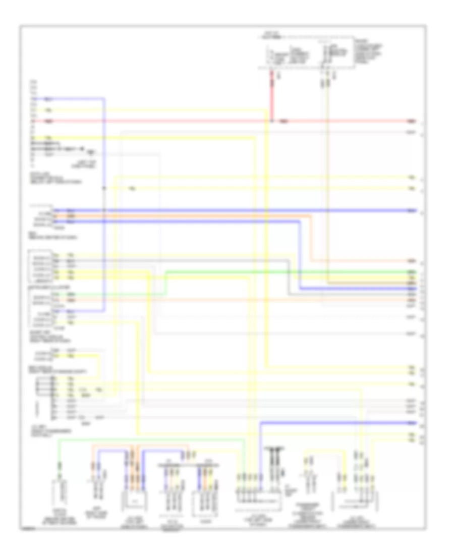 Computer Data Lines Wiring Diagram MD 1 of 2 for Hyundai Elantra GLS 2013