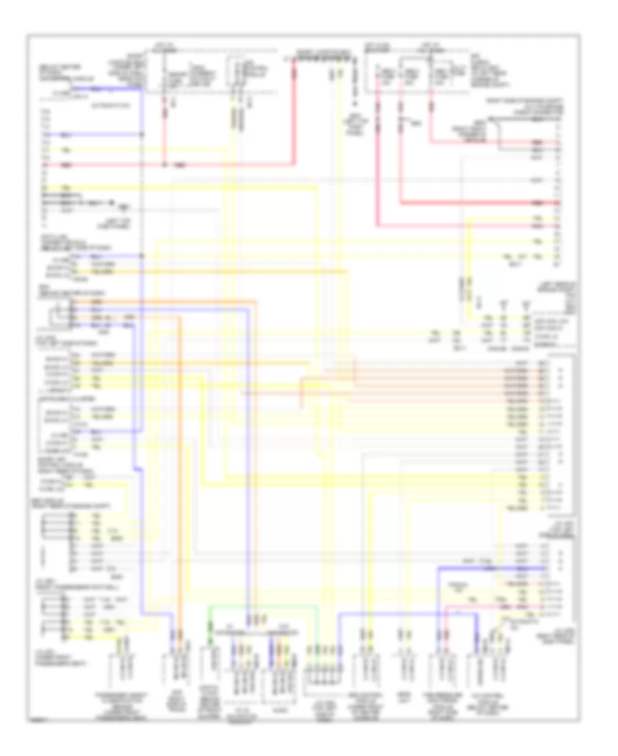Computer Data Lines Wiring Diagram, UD for Hyundai Elantra GLS 2013