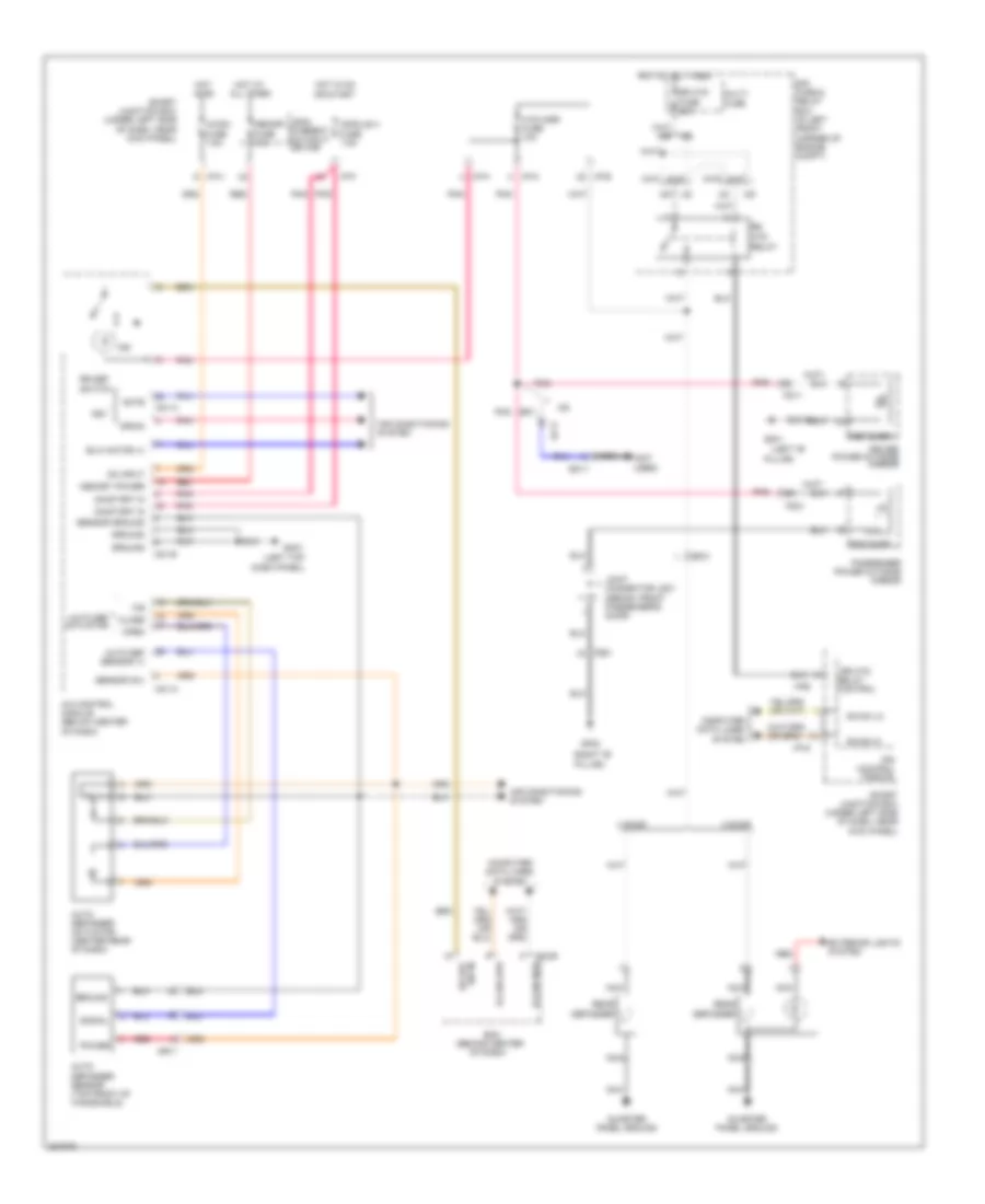 Defoggers Wiring Diagram with Auto Defogger for Hyundai Elantra GLS 2013