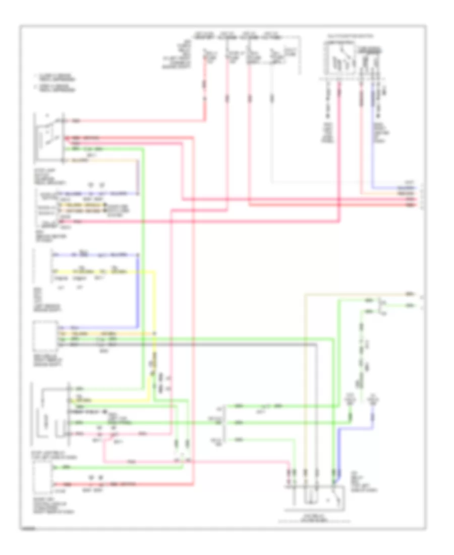 Exterior Lamps Wiring Diagram 1 of 3 for Hyundai Elantra GLS 2013