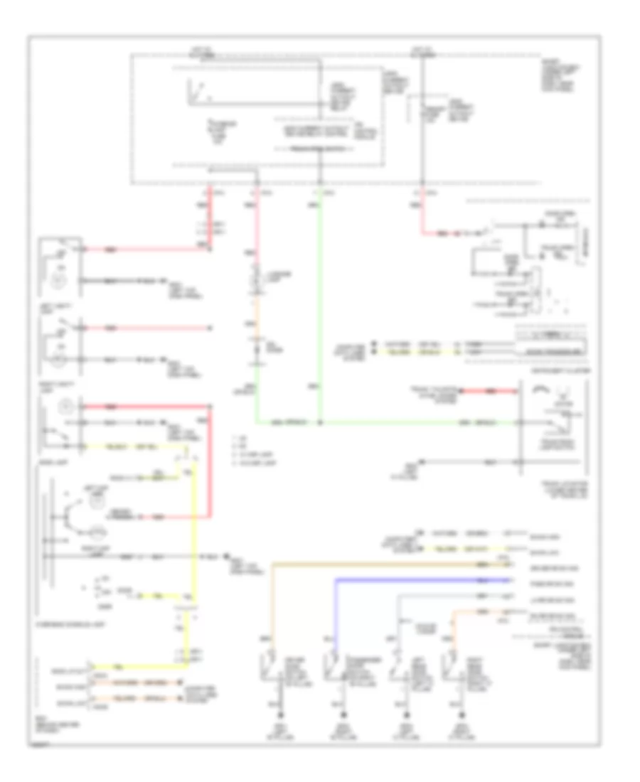 Courtesy Lamps Wiring Diagram for Hyundai Elantra GLS 2013