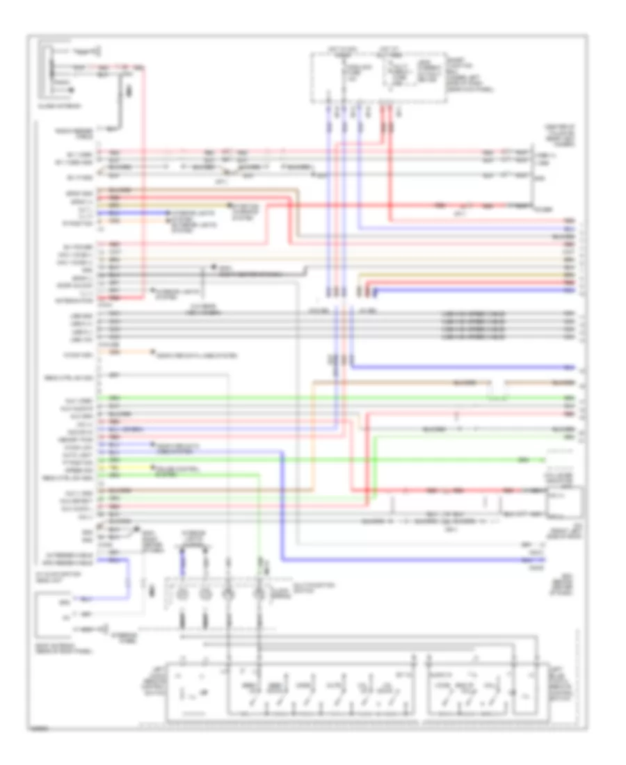 Navigation Wiring Diagram MD 1 of 2 for Hyundai Elantra GLS 2013