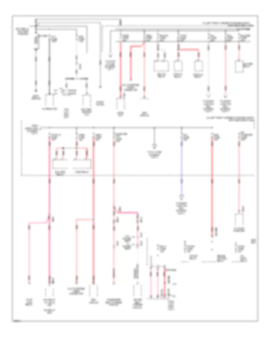 Power Distribution Wiring Diagram MD 1 of 7 for Hyundai Elantra GLS 2013