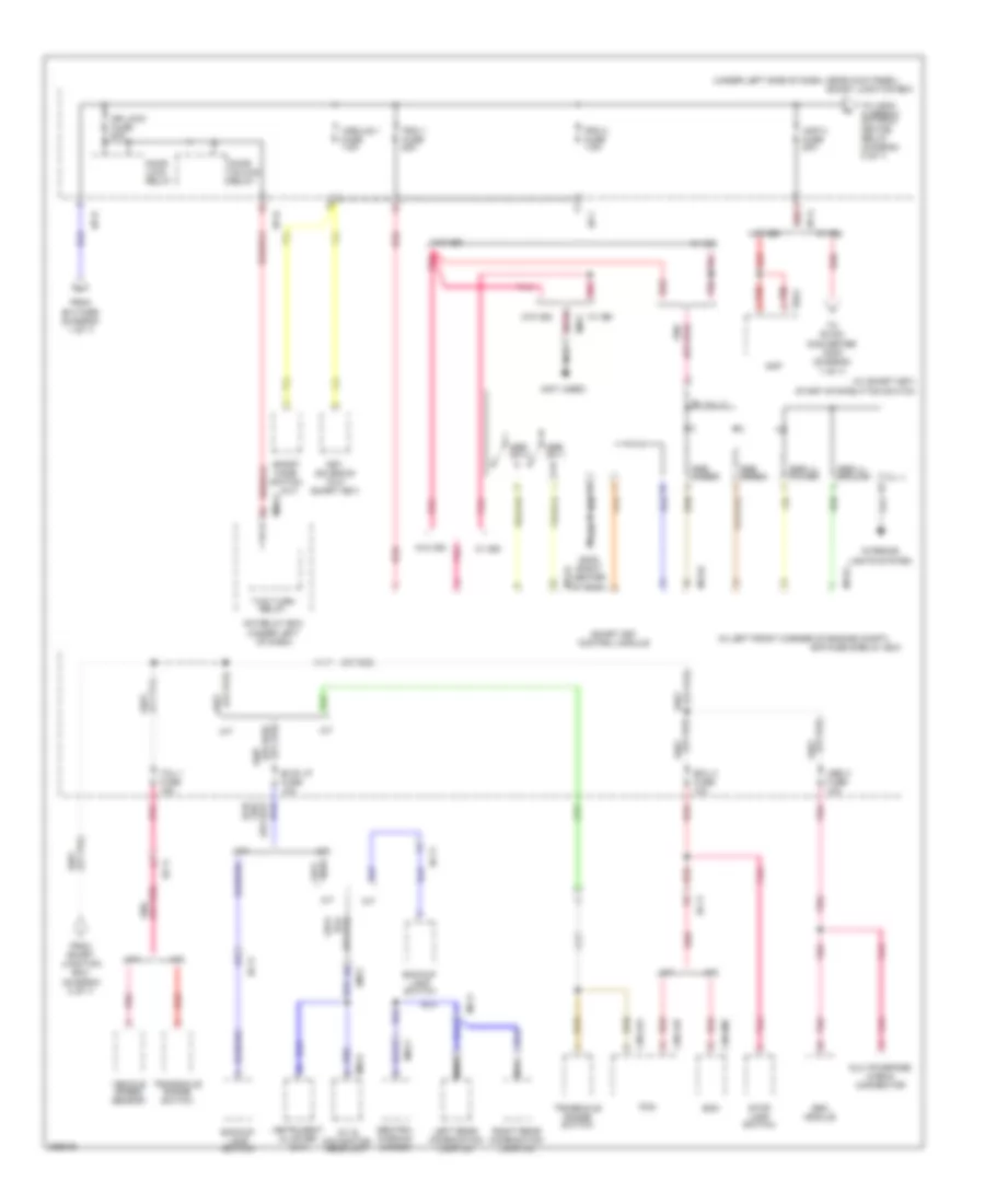 Power Distribution Wiring Diagram, MD (6 of 7) for Hyundai Elantra GLS 2013
