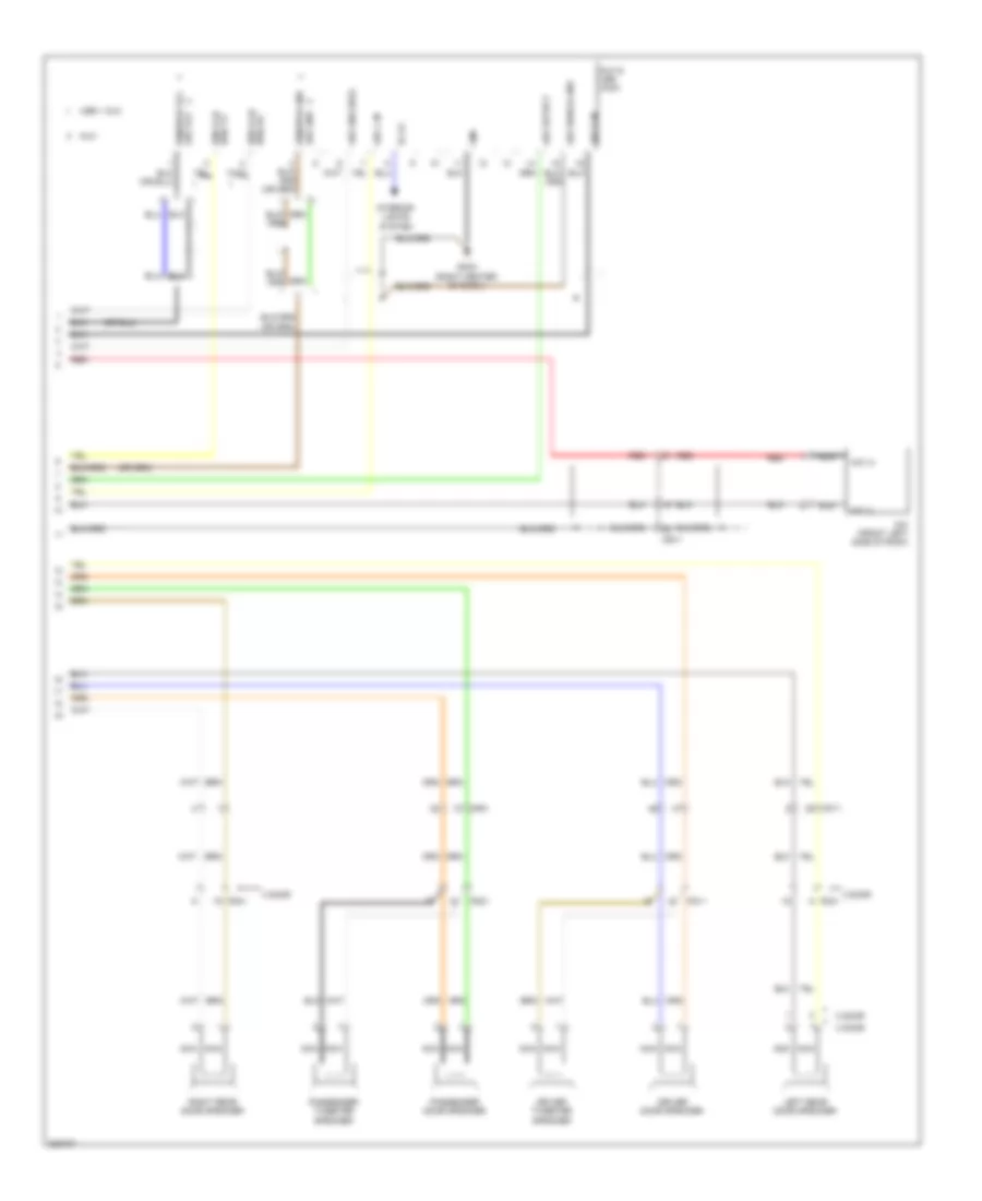 Radio Wiring Diagram, MD without Navigation without Amplifier (2 of 2) for Hyundai Elantra GLS 2013
