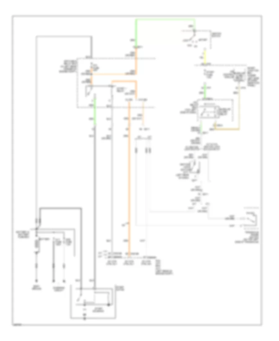 Starting Wiring Diagram, without Smart Key  IMMO for Hyundai Elantra GLS 2013
