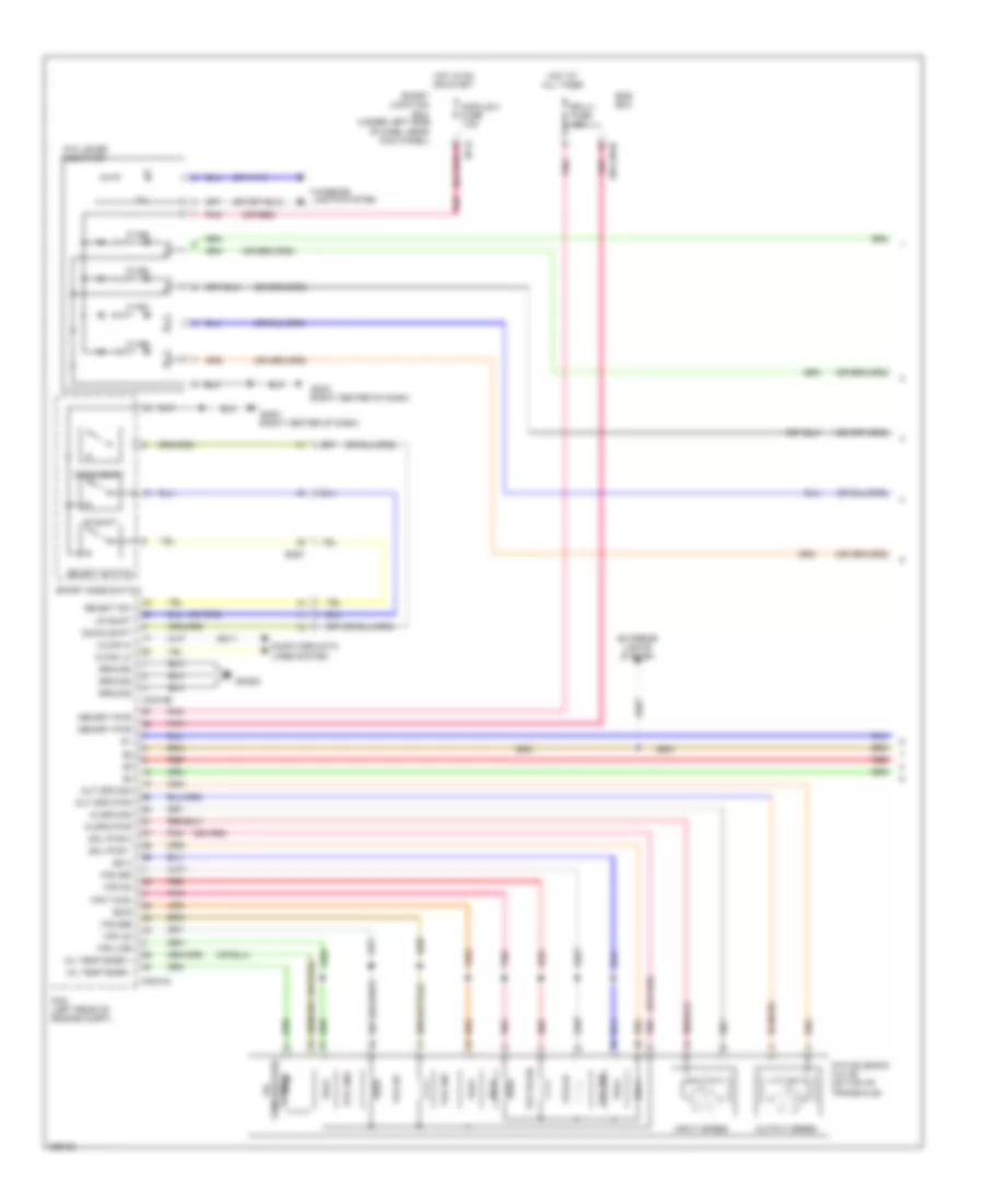 Transmission Wiring Diagram 1 of 2 for Hyundai Elantra GLS 2013