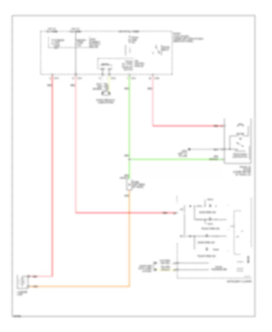 Trunk Release Wiring Diagram for Hyundai Elantra GLS 2013