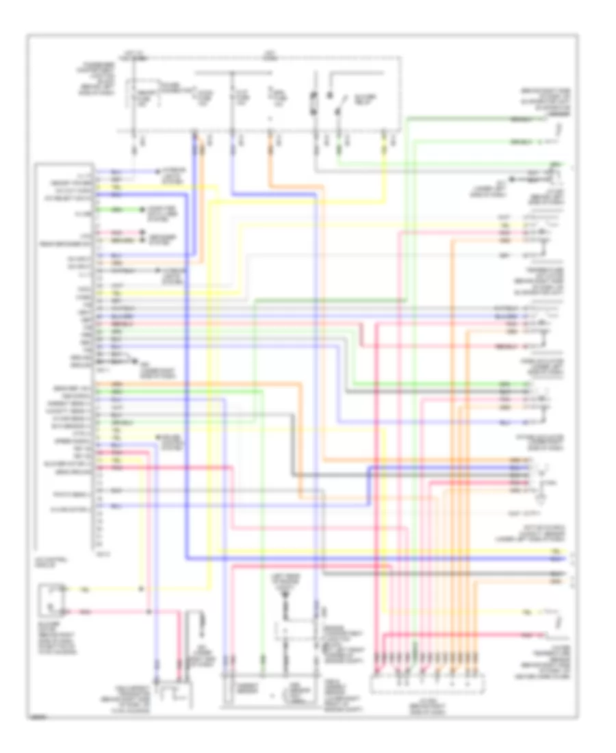 Automatic A C Wiring Diagram 1 of 2 for Hyundai Sonata Limited 2007