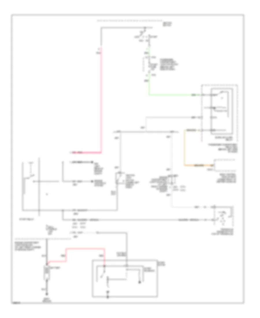 Starting Wiring Diagram for Hyundai Sonata Limited 2007
