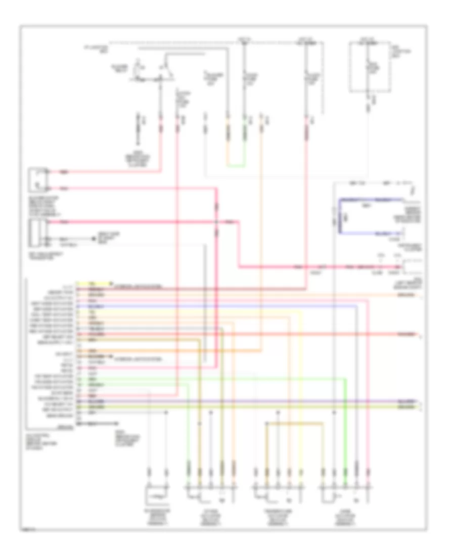 Manual A C Wiring Diagram 1 of 2 for Hyundai Sonata GLS 2010