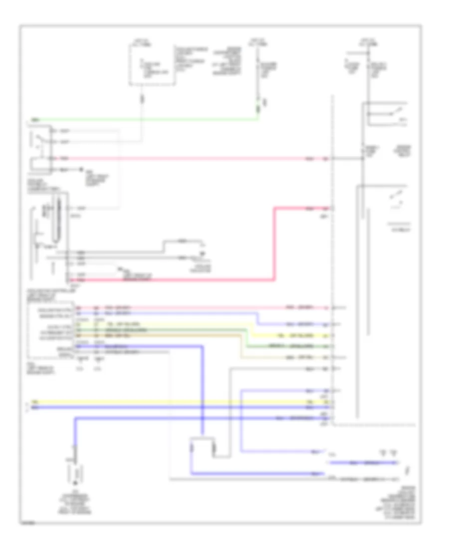 Manual A C Wiring Diagram 2 of 2 for Hyundai Sonata GLS 2010