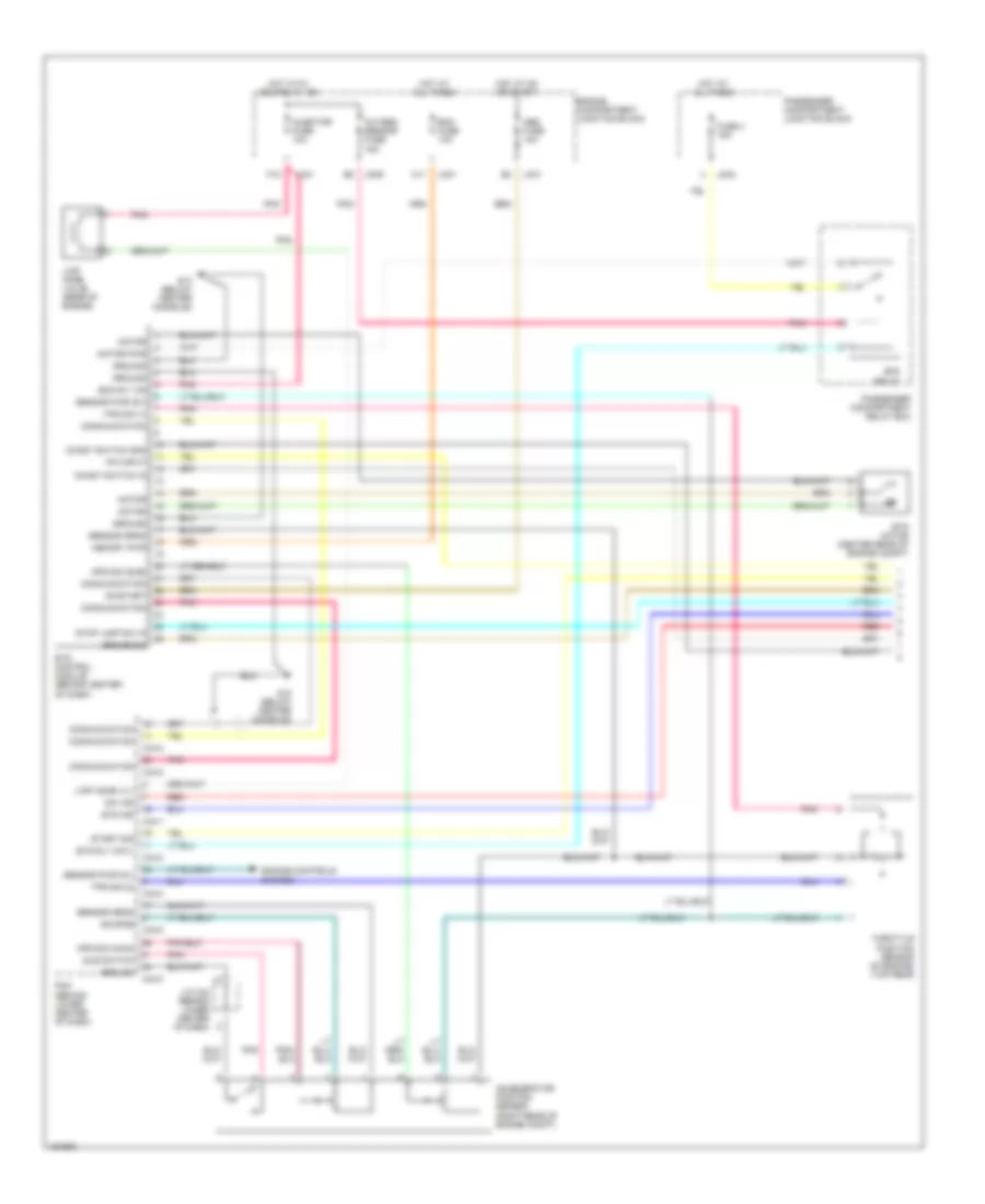 Front Area Module Wiring Diagram for Hyundai Equus Signature 2011