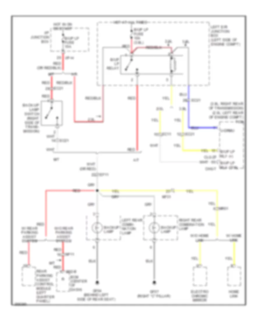 Headlight Wiring Diagram with Autolamps 1 of 2 for Hyundai XG350 2002