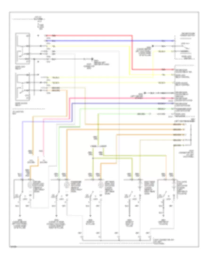 Instrument Cluster Wiring Diagram 2 of 2 for Hyundai Sonata GLS 2010