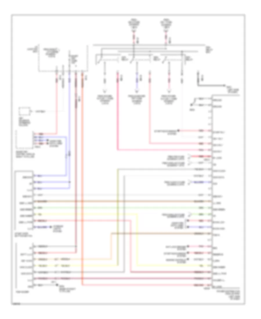 Power Distribution Wiring Diagram 5 of 6 for Hyundai XG350 2002