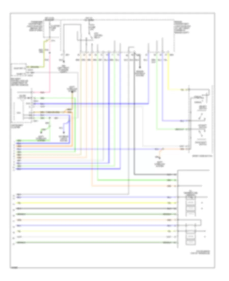 Radio Wiring Diagram with Navigation  with JBL Amplifier 1 of 2 for Hyundai Azera GLS 2011