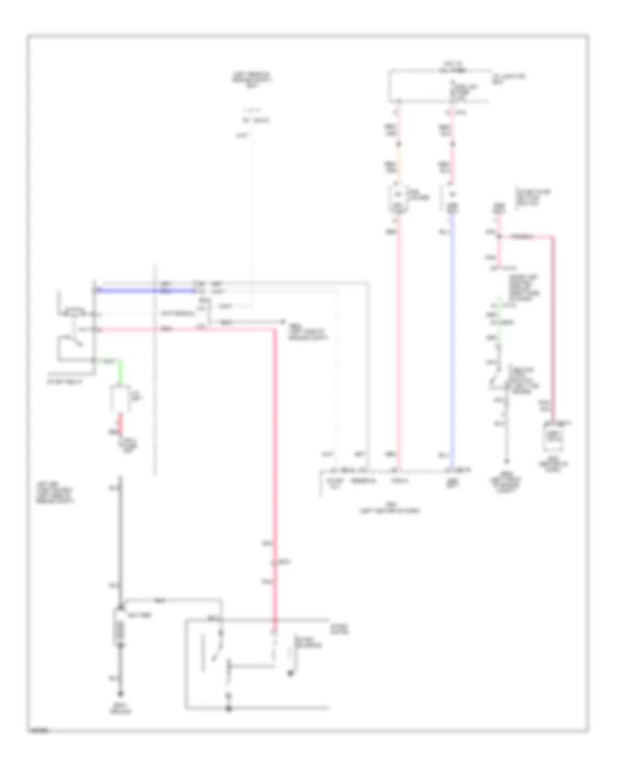 Radio Wiring Diagram without Navigation  with JBL Amplifier 1 of 2 for Hyundai Azera GLS 2011