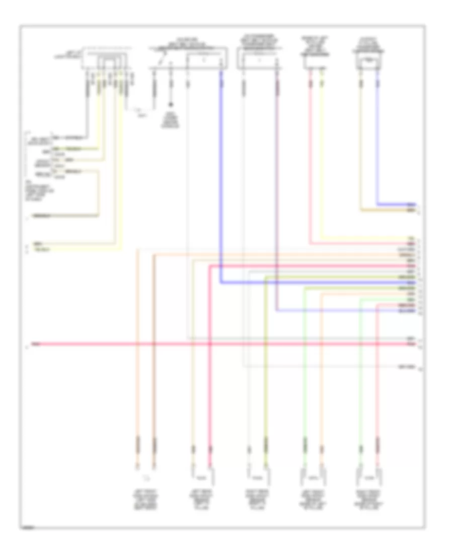 Supplemental Restraints Wiring Diagram (2 of 3) for Hyundai Genesis 4.6 2011