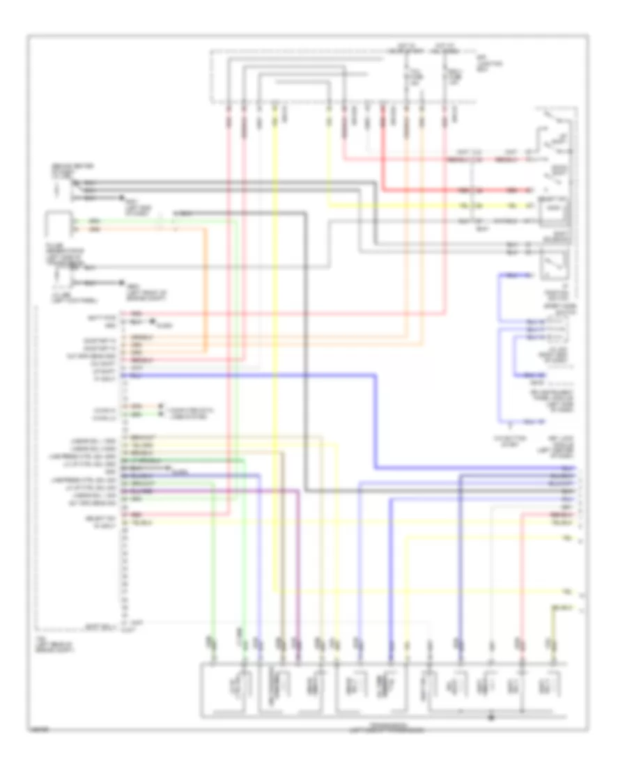 3 8L Transmission Wiring Diagram 1 of 2 for Hyundai Genesis 4 6 2011