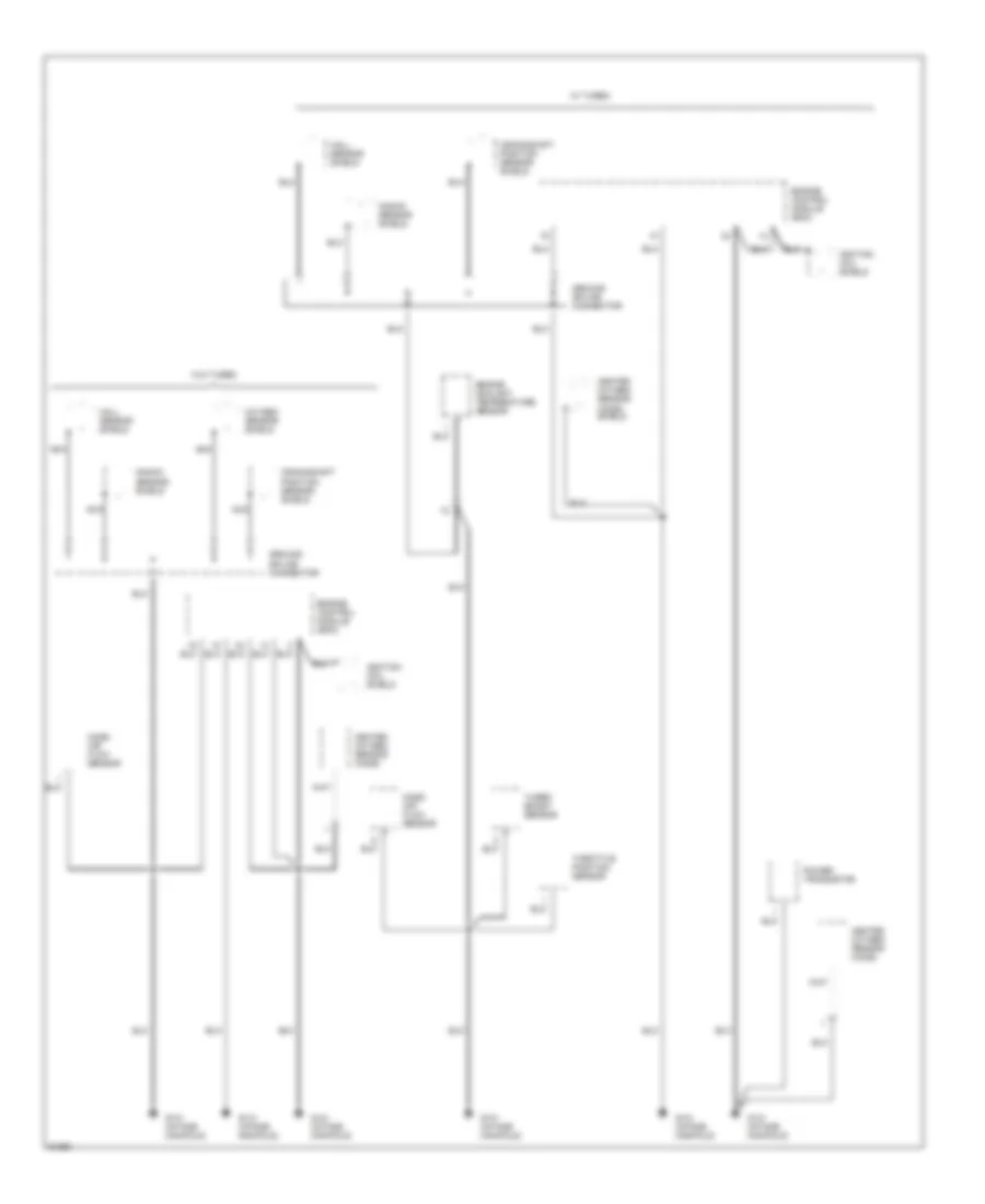 Ground Distribution Wiring Diagram (2 of 4) for Hyundai Scoupe LS 1994