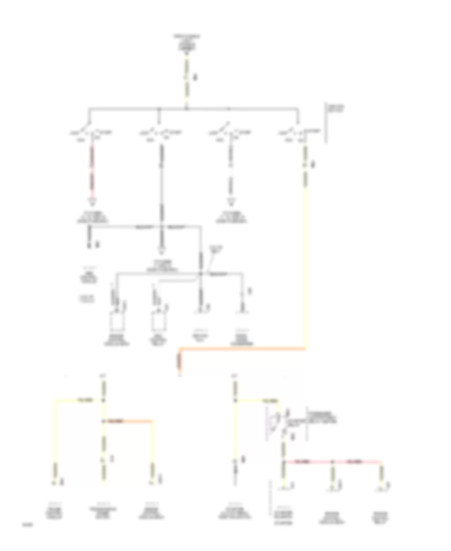 Power Distribution Wiring Diagram (2 of 5) for Hyundai Sonata 1994
