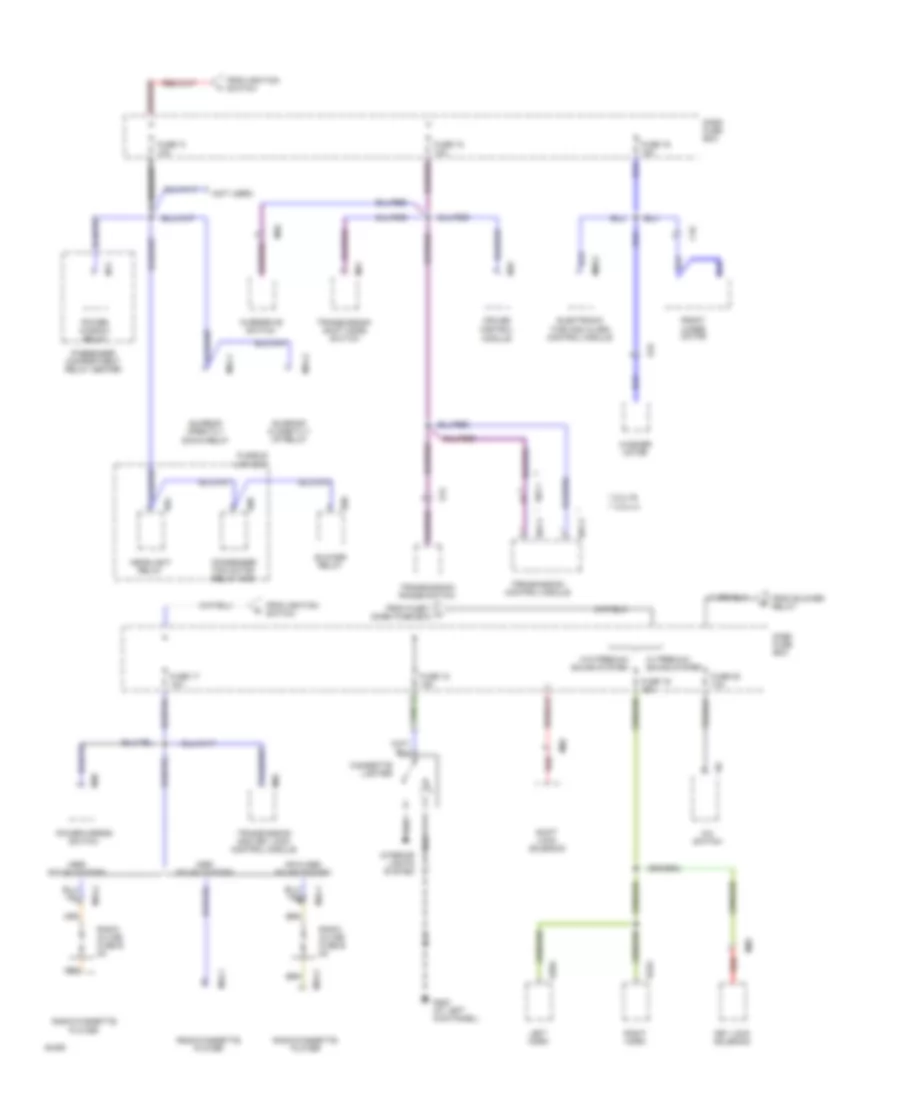 Power Distribution Wiring Diagram (5 of 5) for Hyundai Sonata 1994