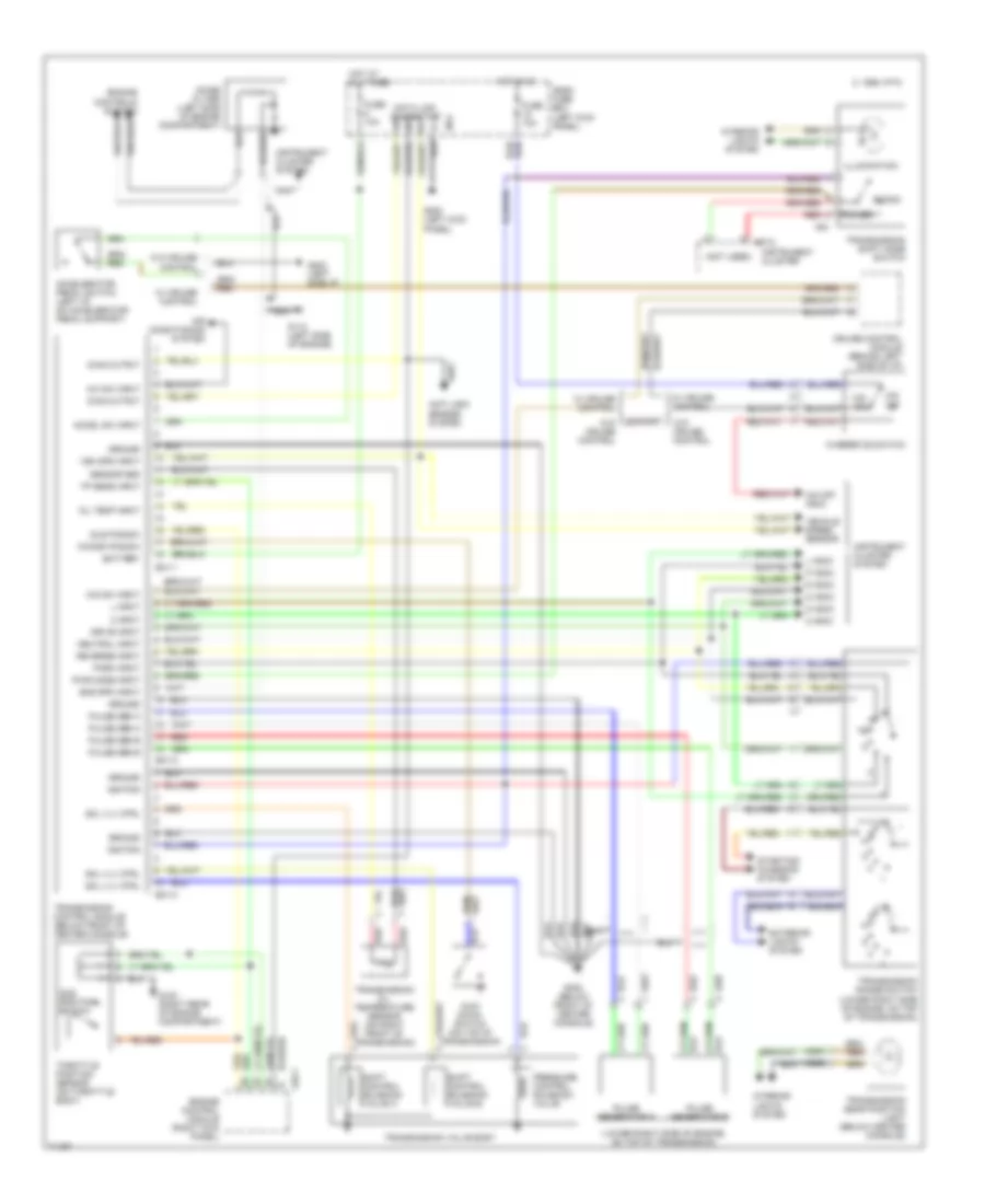 3 0L Transmission Wiring Diagram for Hyundai Sonata 1994