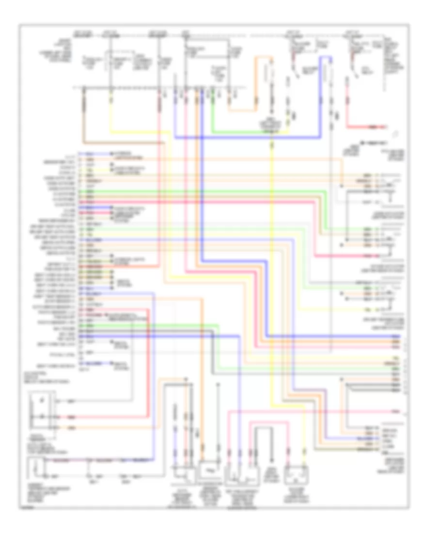 Automatic A C Wiring Diagram 1 of 2 for Hyundai Elantra GT 2013