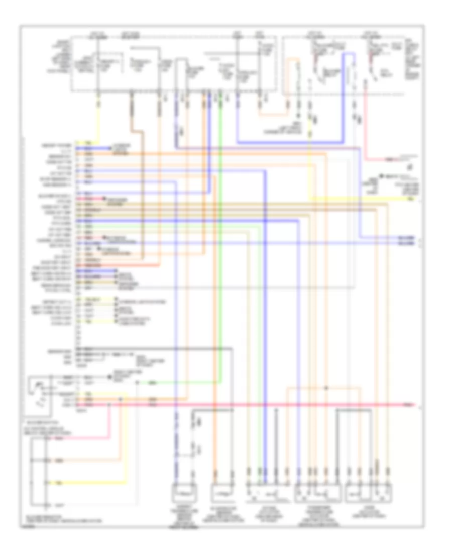 Manual A C Wiring Diagram 1 of 2 for Hyundai Elantra GT 2013