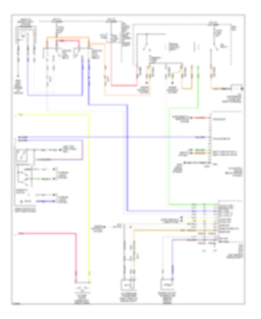 Manual A C Wiring Diagram 2 of 2 for Hyundai Elantra GT 2013