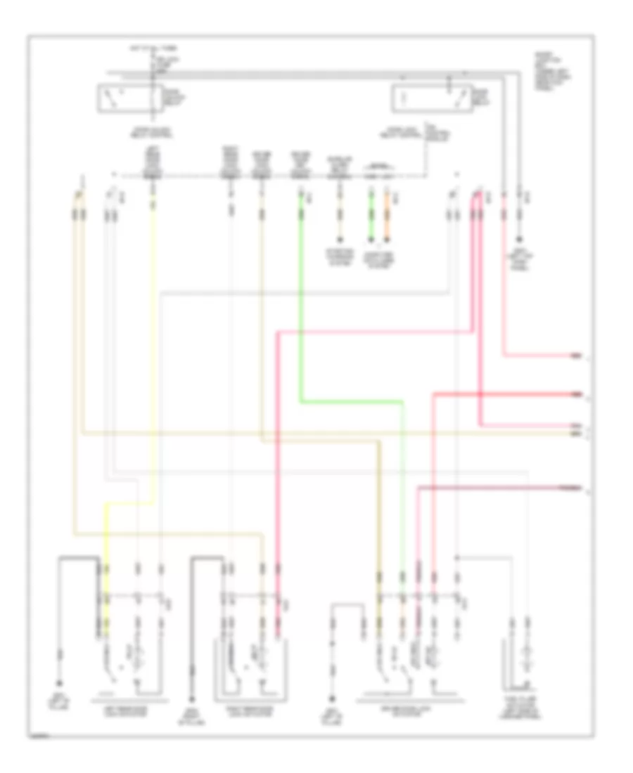 Forced Entry Wiring Diagram 1 of 2 for Hyundai Elantra GT 2013