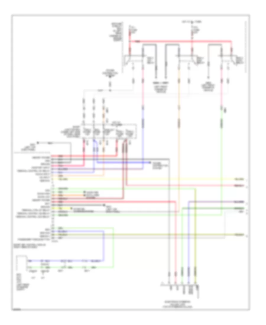 Immobilizer Wiring Diagram, with Smart Key System (1 of 3) for Hyundai Elantra GT 2013