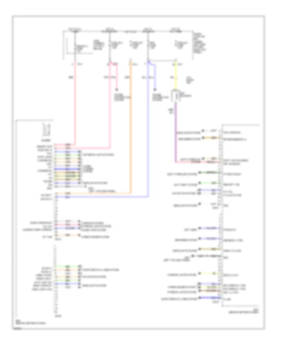 Body Control Module Wiring Diagram for Hyundai Elantra GT 2013