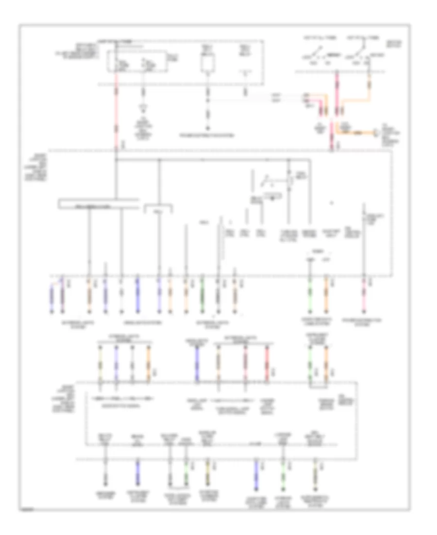 IPS Control Module Wiring Diagram 1 of 2 for Hyundai Elantra GT 2013