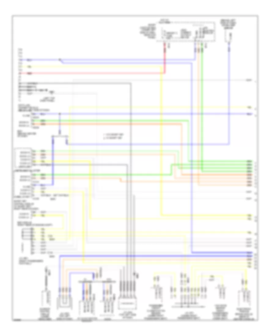Computer Data Lines Wiring Diagram 1 of 2 for Hyundai Elantra GT 2013