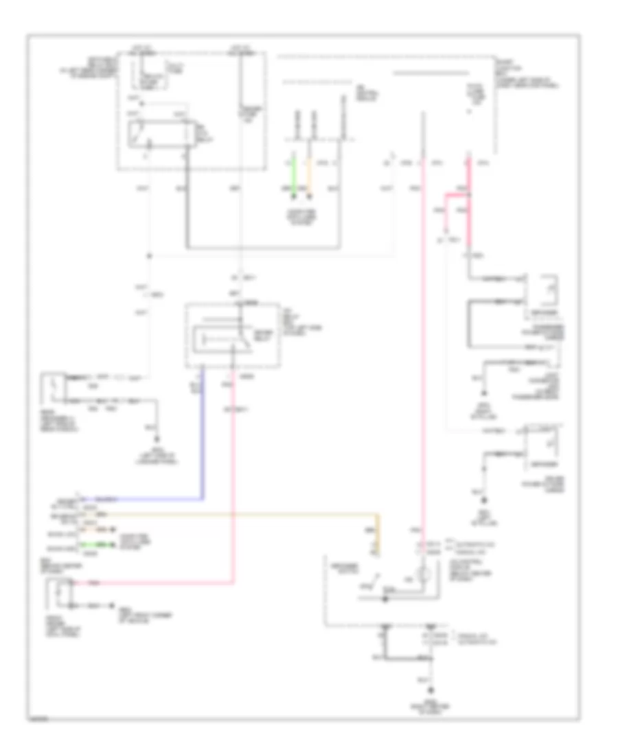 Defoggers Wiring Diagram without Auto Defogger for Hyundai Elantra GT 2013