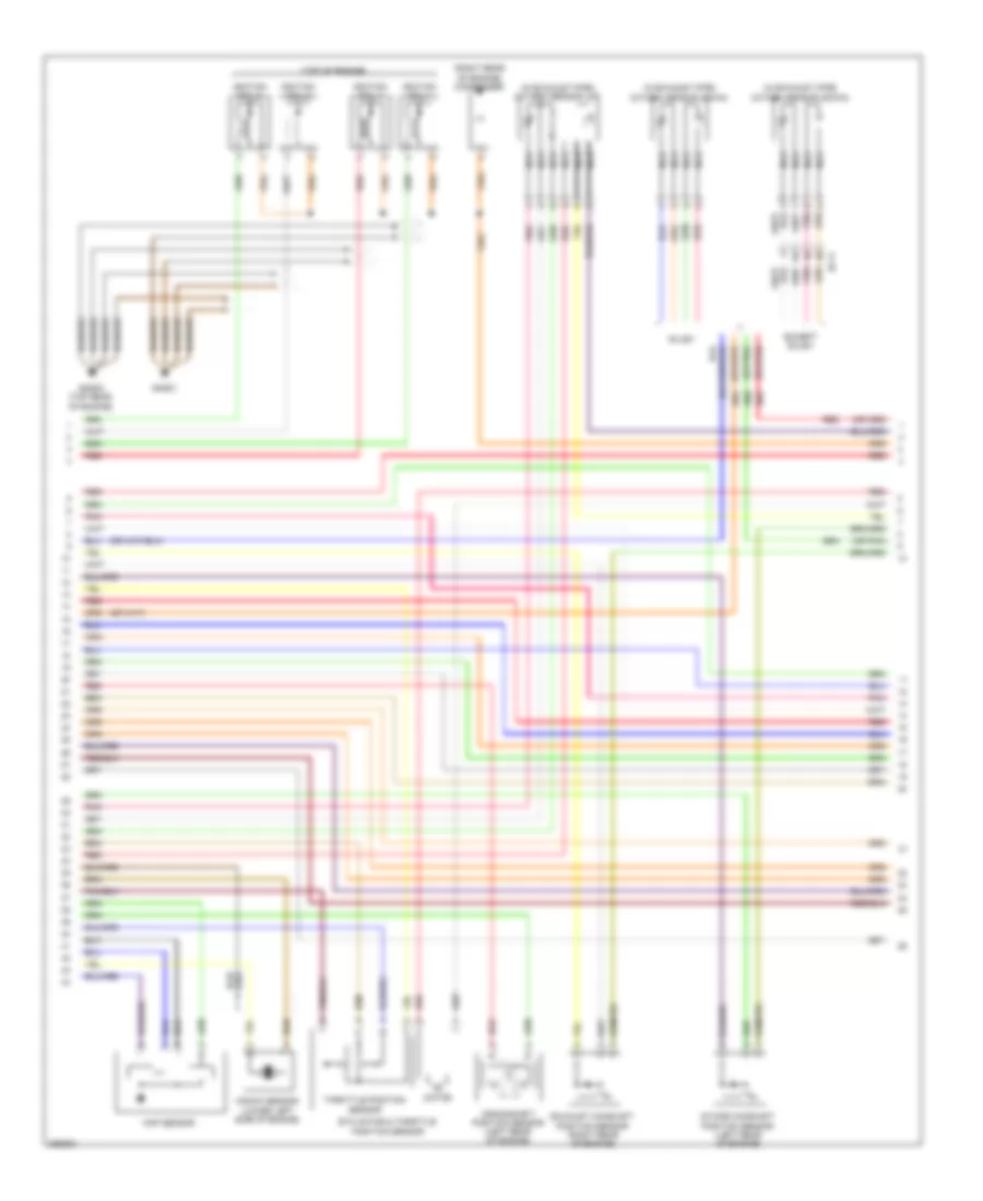 1.8L, Engine Performance Wiring Diagram, AT (2 of 5) for Hyundai Elantra GT 2013