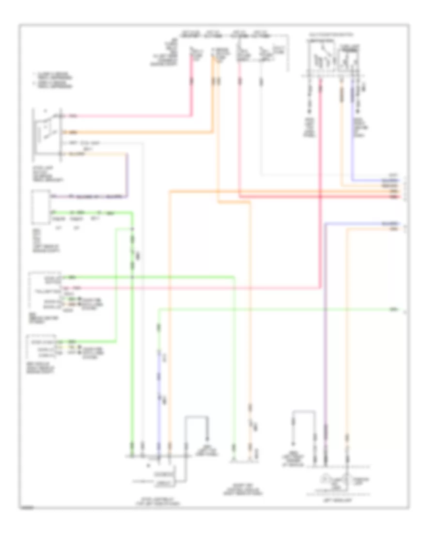 Exterior Lamps Wiring Diagram 1 of 3 for Hyundai Elantra GT 2013