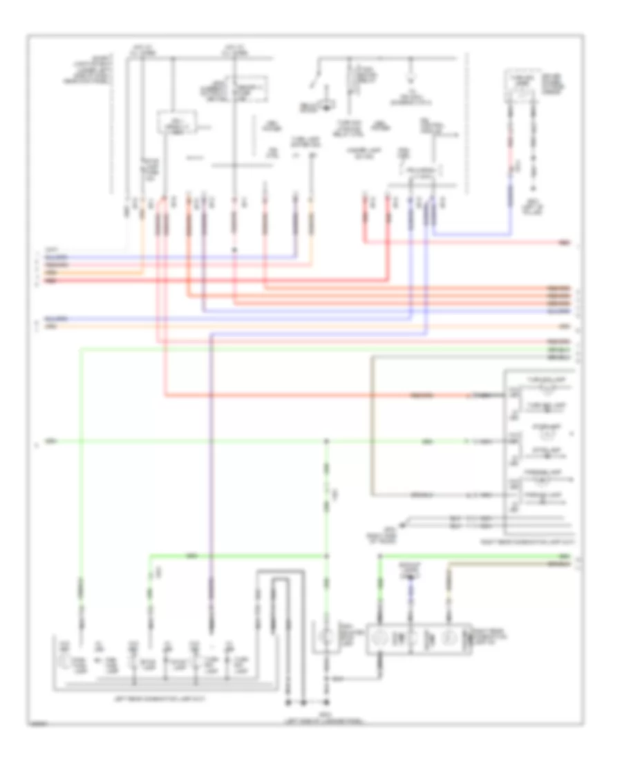 Exterior Lamps Wiring Diagram 2 of 3 for Hyundai Elantra GT 2013