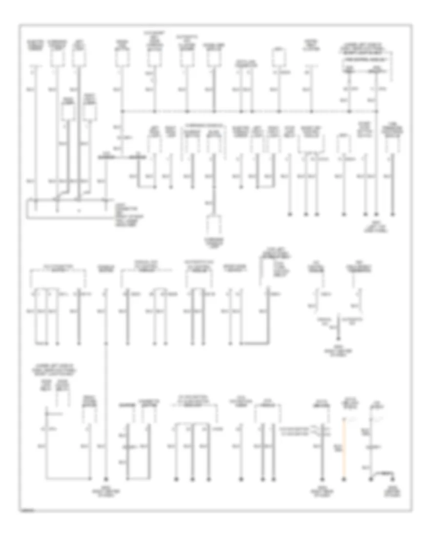 Ground Distribution Wiring Diagram 1 of 3 for Hyundai Elantra GT 2013
