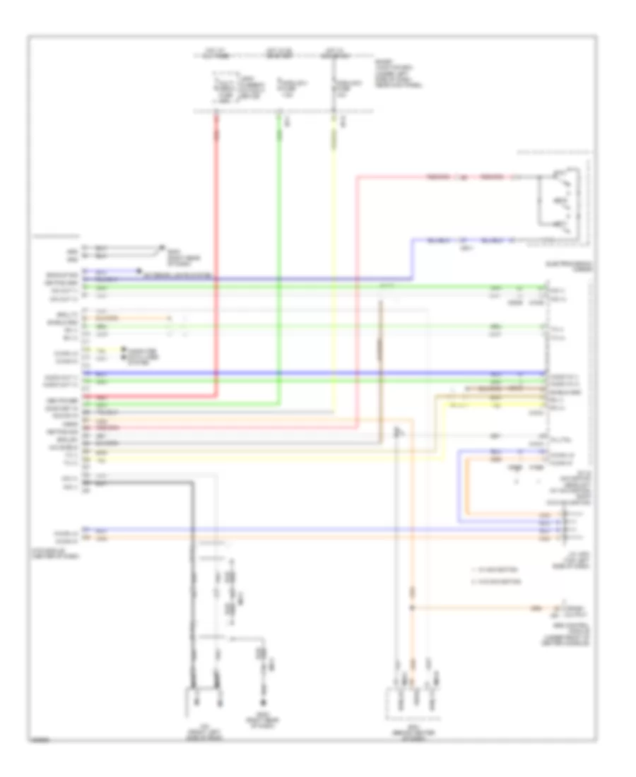 Mobile Telematic System Wiring Diagram for Hyundai Elantra GT 2013