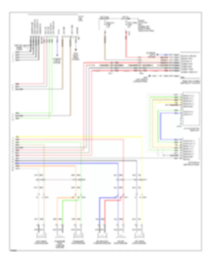 Navigation Wiring Diagram 2 of 2 for Hyundai Elantra GT 2013