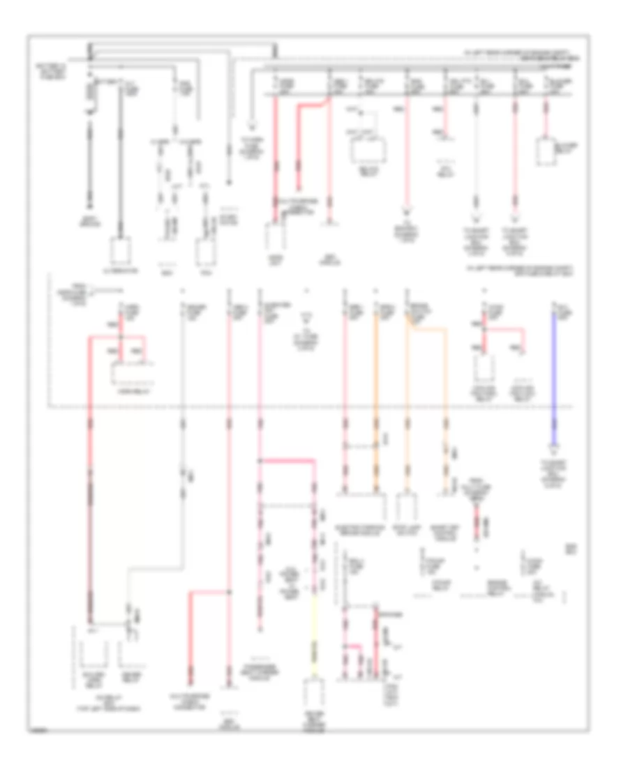 Power Distribution Wiring Diagram 1 of 6 for Hyundai Elantra GT 2013