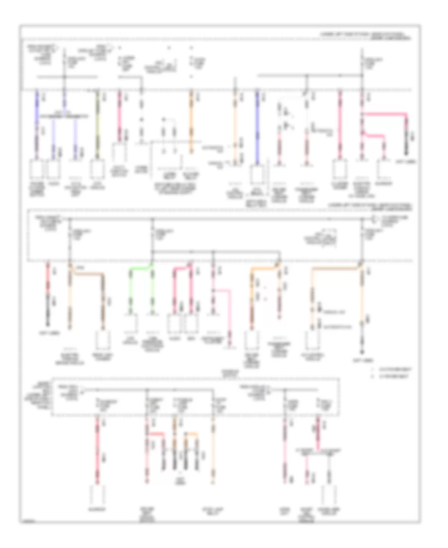Power Distribution Wiring Diagram 3 of 6 for Hyundai Elantra GT 2013