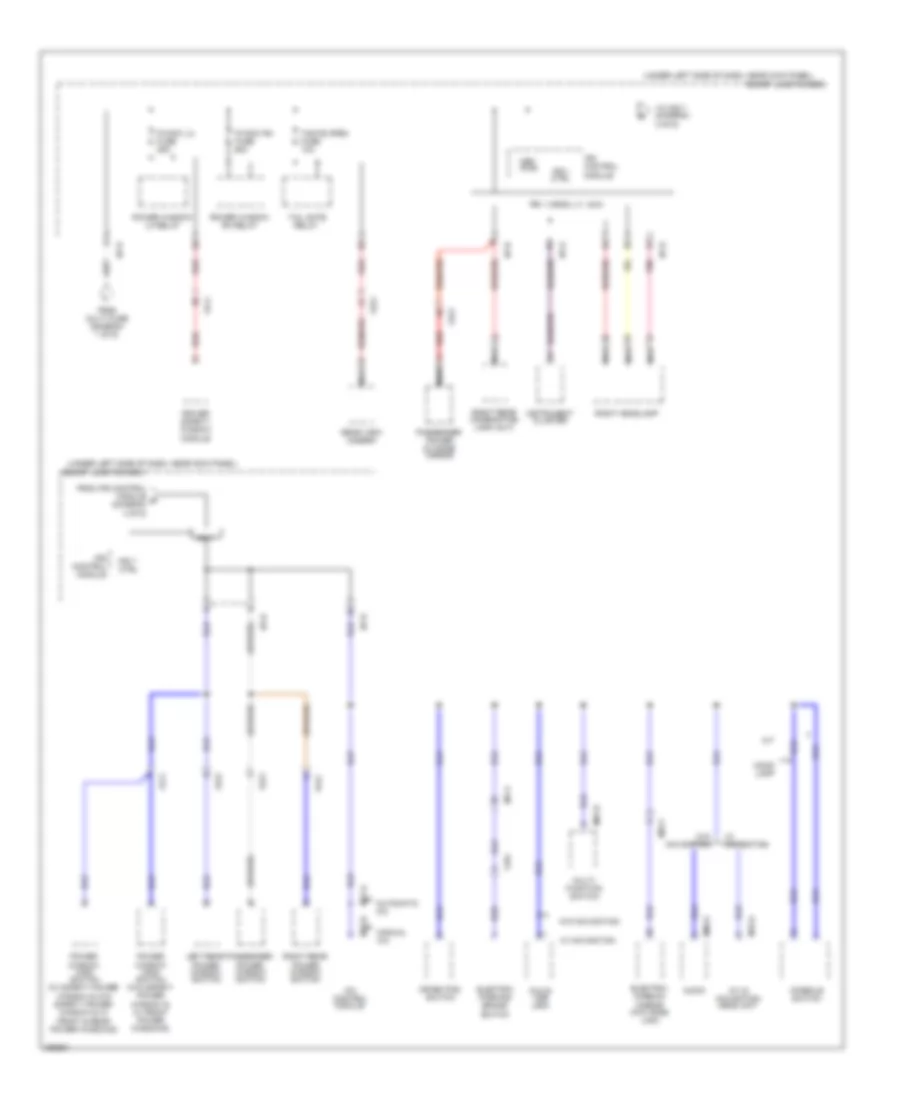 Power Distribution Wiring Diagram (4 of 6) for Hyundai Elantra GT 2013