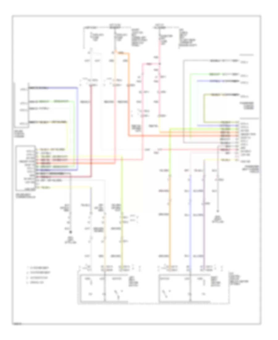 Heated Seats Wiring Diagram for Hyundai Elantra GT 2013